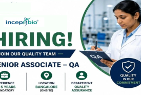 Incepbio Hiring QA Senior Associate