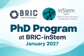 PhD program at BRIC-inStem-January 2027