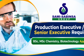 Production Executive / Senior Executive Require at Sami-Sabinsa Group
