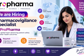ProPharma recruitment for Pharmacovigilance Specialist