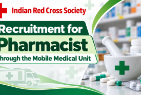 Recruitment for Pharmacist through the Mobile Medical Unit, Indian Red Cross Society