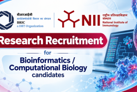 Research Recruitment for Bioinformatics / Computational Biology candidates at NII