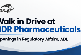 Walk in Drive at BDR Pharmaceuticals | Openings in Regulatory Affairs, ADL