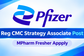 Work as Reg CMC Strategy Associate at Pfizer