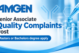 Work as Senior Associate Quality Complaints at Amgen