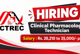 ACTREC Hiring Clinical Pharmacology Technician