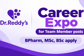 Career Expo for Team Member posts at Dr.Reddy's Laboratories