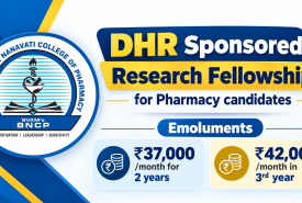 DHR Sponsored Research Fellowship for Pharmacy candidates at SVKM's BNCP
