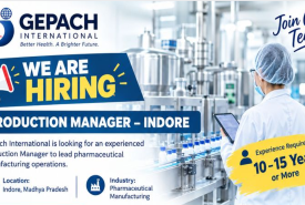 Gepach International is looking for an experienced Production Manager