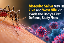 Mosquito Saliva May Help Zika and West Nile Viruses Evade the Body’s First Defence, Study Finds