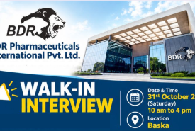 Openings in Quality Assurance, Production, OSD Packing, Warehouse at BDR Pharmaceuticals
