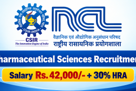Pharmaceutical Sciences Recruitment at NCL