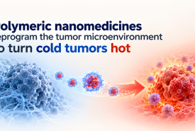 Polymeric nanomedicines reprogram the tumor microenvironment to turn cold tumors hot