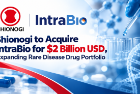 Shionogi to Acquire IntraBio for 2 Billion USD, Expanding Rare Disease Drug Portfolio