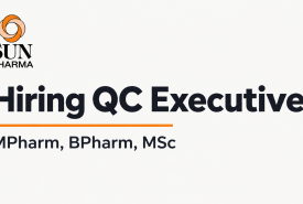 Sun Pharma Hiring QC Executive