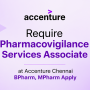 Require Pharmacovigilance Services Associate at Accenture Chennai