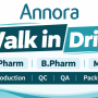 Annora Pharma Walk in Drive for M.Pharm, B.Pharm, MSc in Production, QC, QA, Packing
