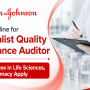 Apply Online for Specialist Quality Assurance Auditor at Johnson & Johnson
