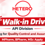 Hiring for Quality Control and Assurance at Hetero