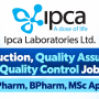Ipca Openings : Production, Quality Assurance, Quality Control Jobs