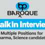 Multiple Positions for Pharma, Science candidates at Baroque Pharmaceuticals