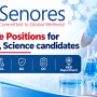 Multiple Positions for Pharma, Science candidates at Senores Pharmaceuticals