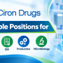 Multiple Positions for QC, QA, Production, Microbiology at Ciron Drugs