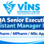 Work as IPQA Senior Executive / Assistant Manager at VINS Bioproducts Ltd
