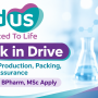Zydus Life Sciences Walk in Drive : Roles in Production, Packing, Quality Assurance