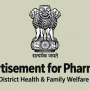 Advertisement for Pharmacist under District Health & Family Welfare Samity 