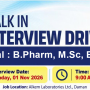 Alkem Laboratories Openings : Production and Quality Control Jobs