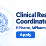 Applications are invited for Clinical Research Coordinator at NIMS - BPharm, MPharm, PharmD Apply