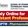 Apply Online for Assistant Professor at School of Pharmacy & Technology Management