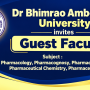 Dr Bhimrao Ambedkar University invites Guest Faculty