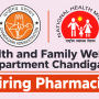 Health and Family Welfare Department Chandigarh Hiring Pharmacist