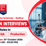 Hetero Pharma Walk in Interview | Roles in QC, QA, Production