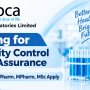 Hiring for Quality Control and Assurance at IPCA Laboratories