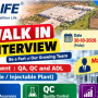 Interview in QA, QC and ADL at Aculife Healthcare