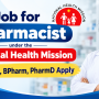 Job for Pharmacist under the National Health Mission