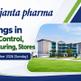 Openings in Quality Control, Manufacturing, Stores at Ajanta Pharma