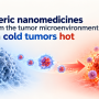 Polymeric nanomedicines reprogram the tumor microenvironment to turn cold tumors hot
