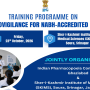 Training Programme on Pharmacovigilance for NABH Accredited Hospitals at Sher-i-Kashmir Institute of Medical Sciences