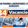 34 Vacancies for Pharma and Science candidates at Sun Pharma