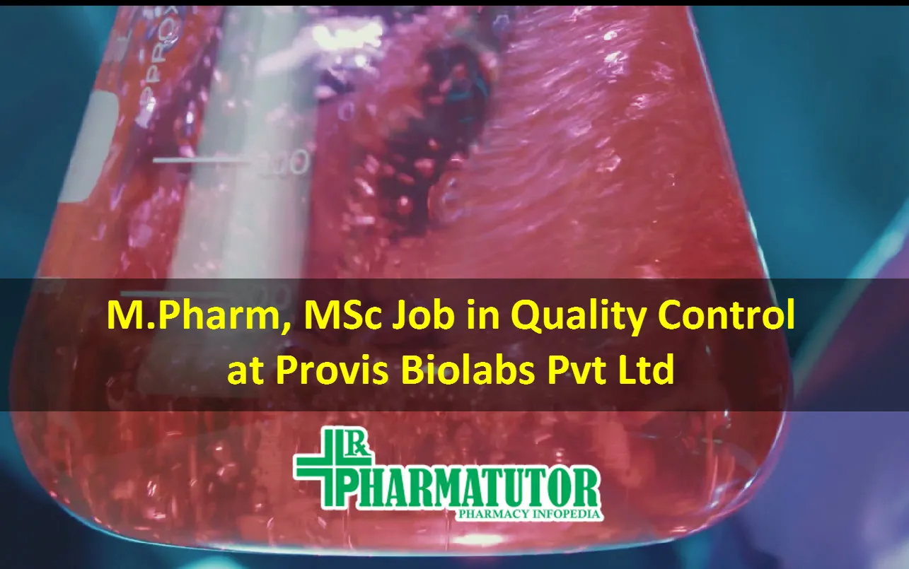 Provis Biolabs Pvt Ltd Jobs