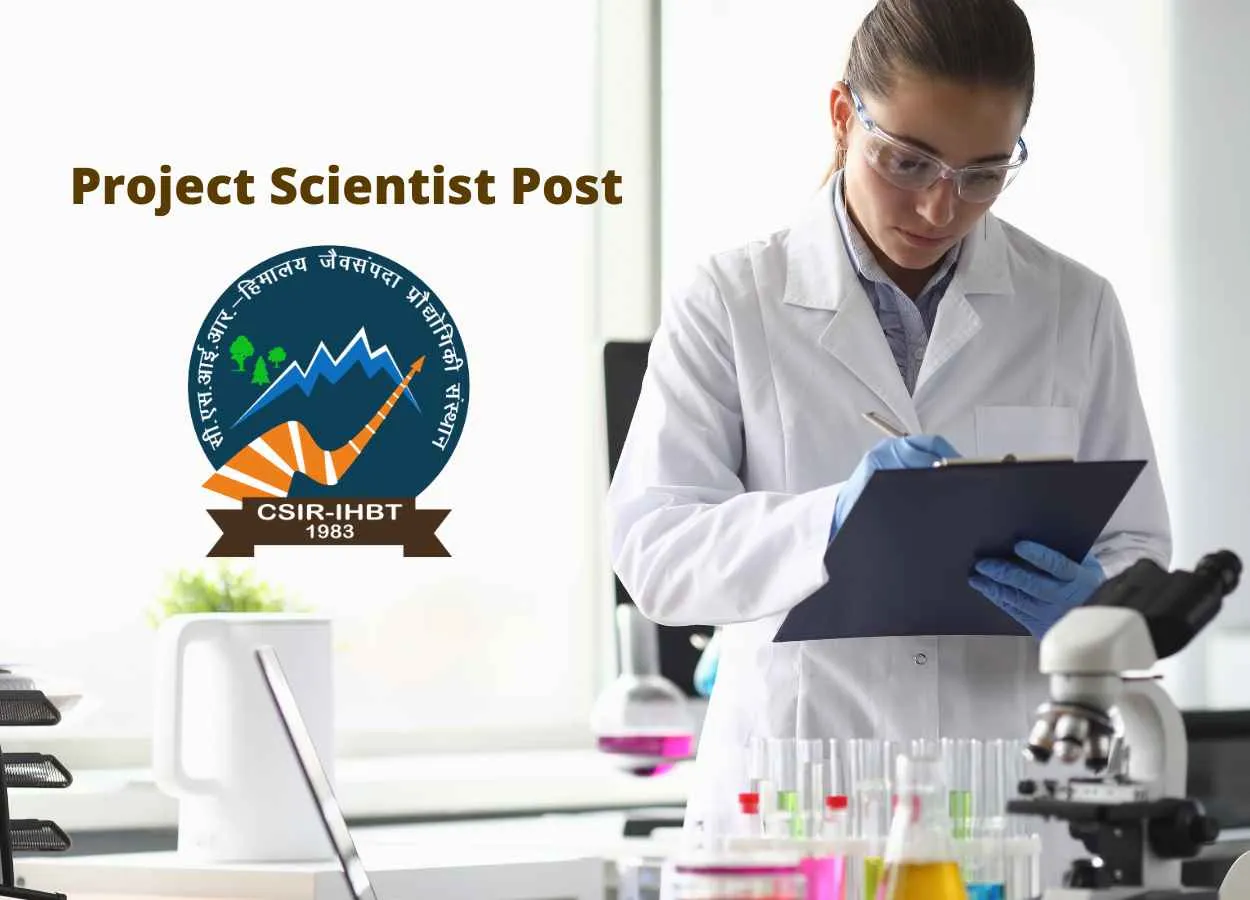 IHBT invites applications for Project Scientist