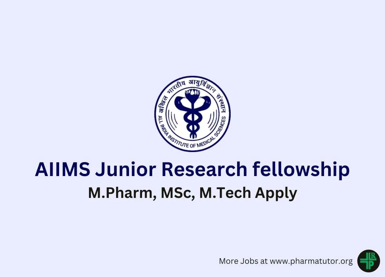 Applications invited for Junior Research fellowship at AIIMS