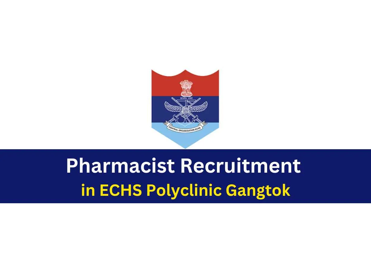 ECHS invites applications for Post of Pharmacist