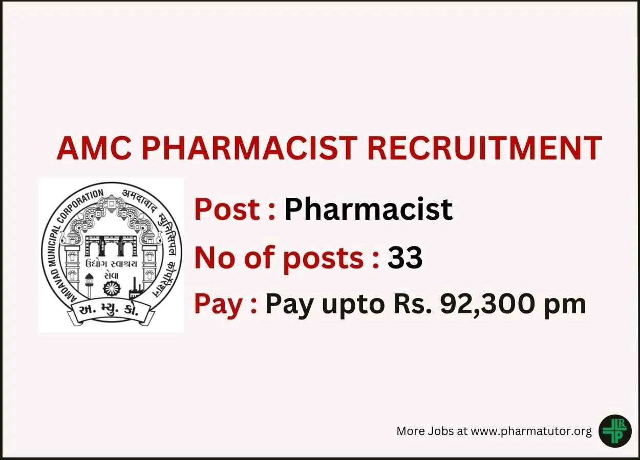 Job Openings for Pharmacists in Municipal Corporation