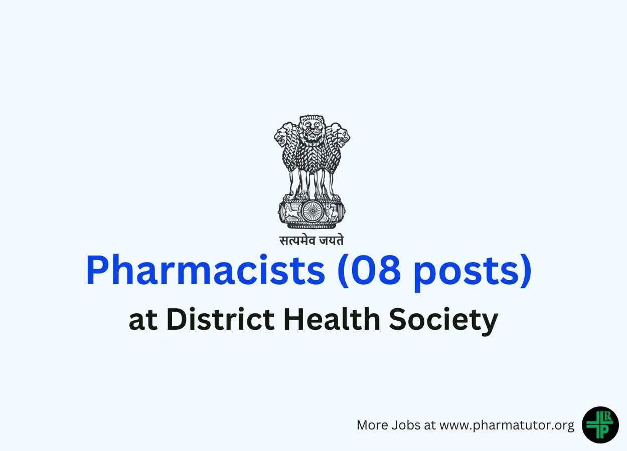 Recruitment for Pharmacists at District Health Society