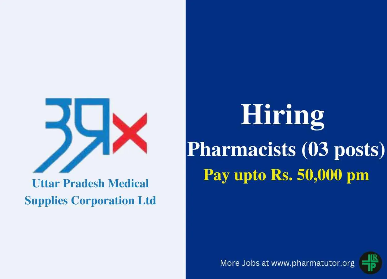 Career for Pharmacists at UPMSCL